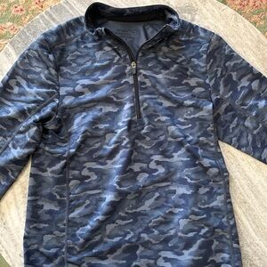 Vineyard Vines Jim Nantz Blue Camouflage Pullover